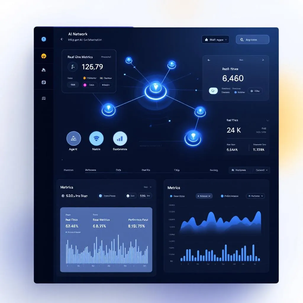 ElystrumCore AI Agent Orchestration Platform Dashboard